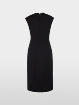 Dress with asymmetrical details