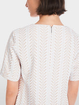 Dress with ajour pattern