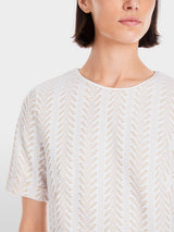Dress with ajour pattern