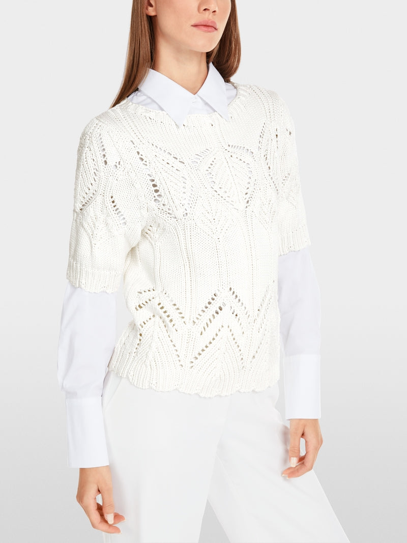 Openwork Sweater - Knitted in Germany