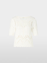 Openwork Sweater - Knitted in Germany