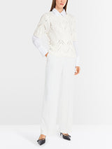 Openwork Sweater - Knitted in Germany