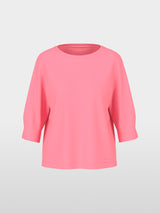 T-shirt with mid-length sleeves