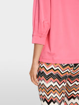 T-shirt with mid-length sleeves