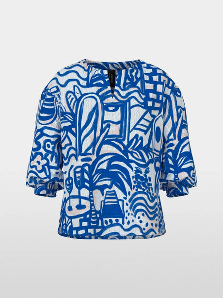 Printed slip blouse