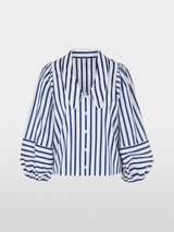 Blouse with tasselled trim
