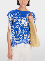 Elegant slip blouse