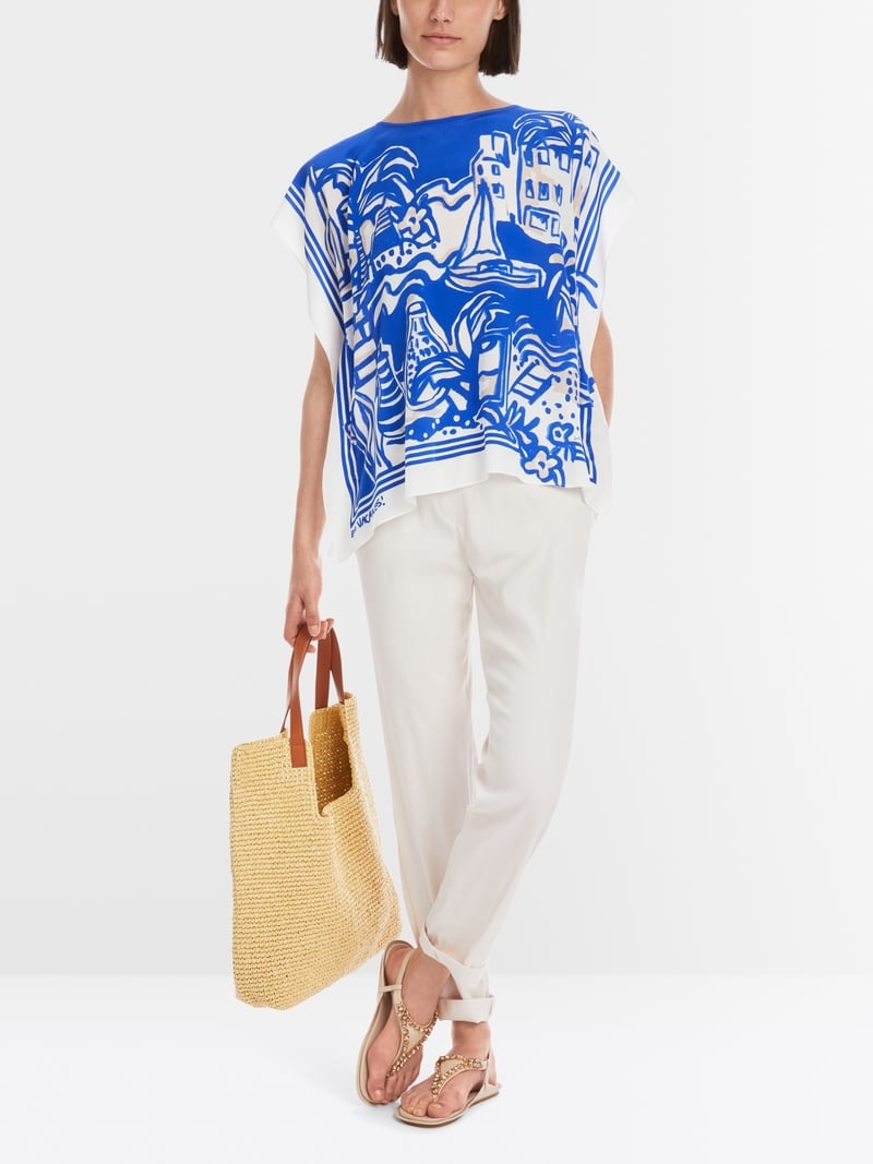 Elegant slip blouse