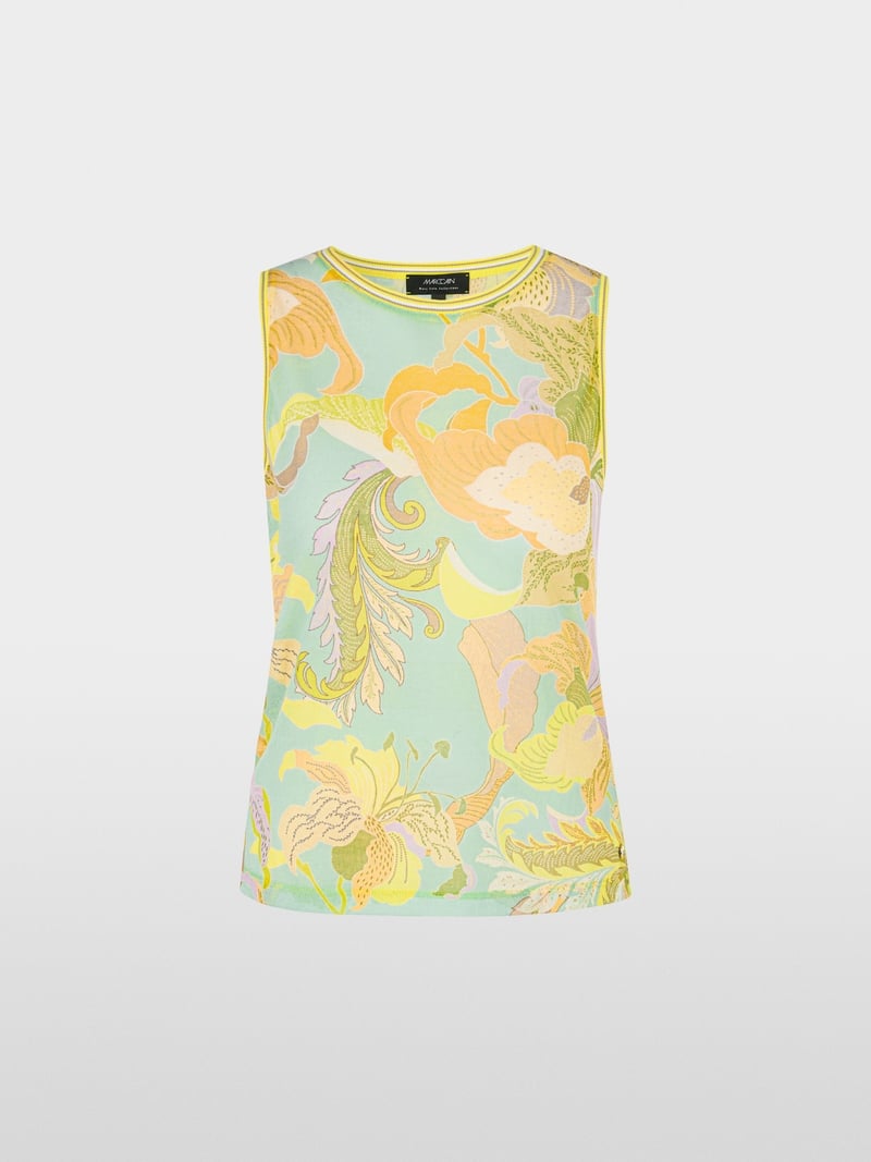 Knitted in Germany sleeveless knit top