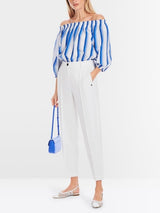 FORDON cropped length trousers - White