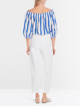 FORDON cropped length trousers - White