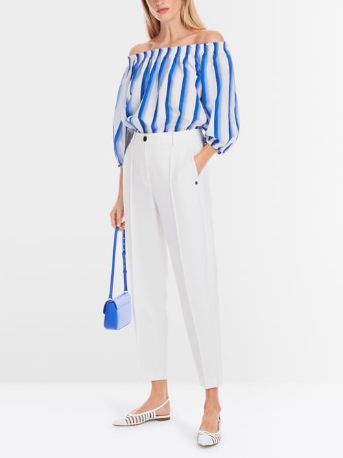 FORDON cropped length trousers - White
