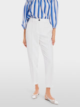 FORDON cropped length trousers - White