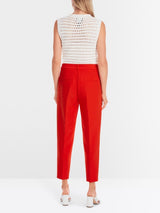 FORDON cropped length trousers - Flame Red