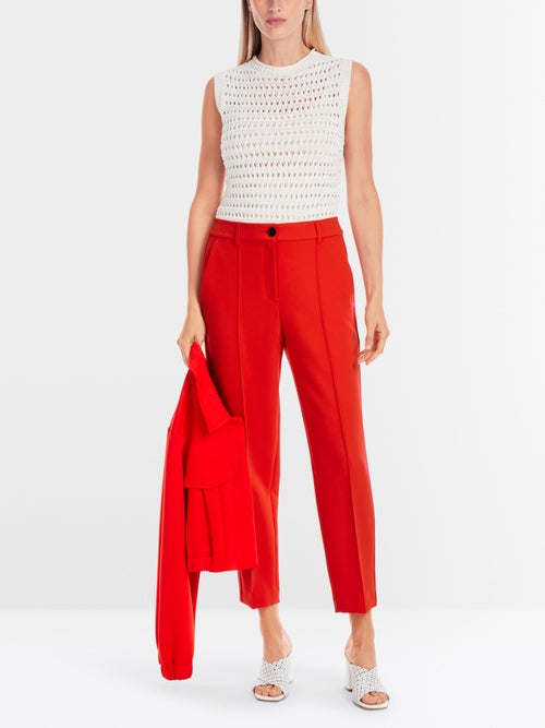 FORDON cropped length trousers - Flame Red