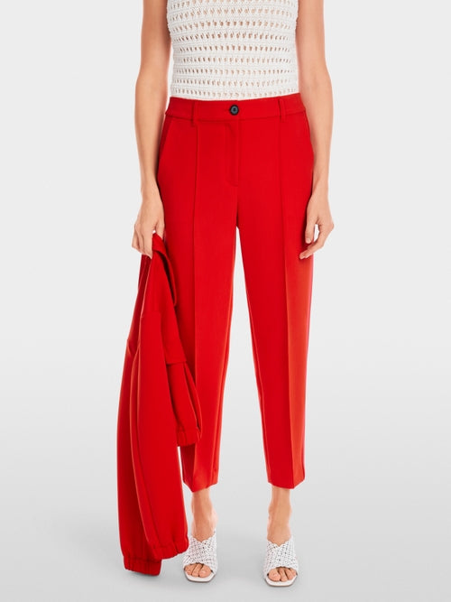 FORDON cropped length trousers - Flame Red