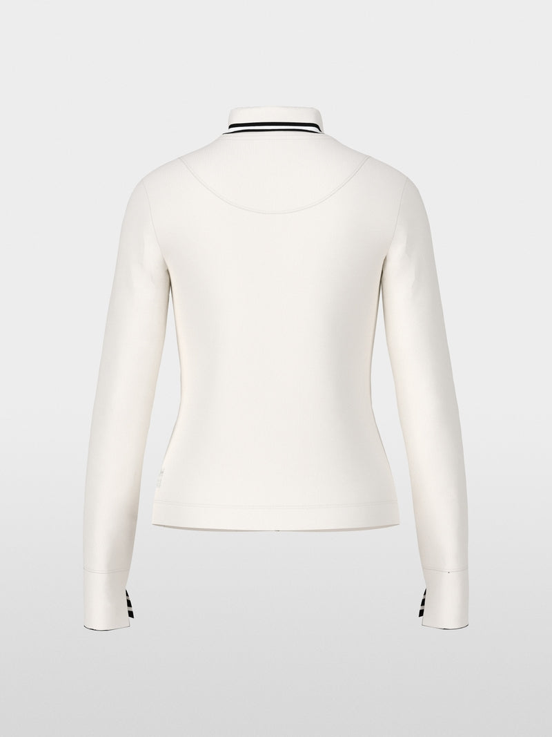 Light jacket in cotton rib