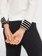 Light jacket in cotton rib