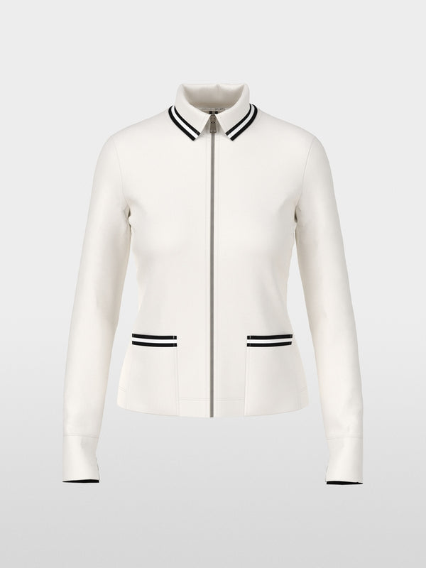 Light jacket in cotton rib