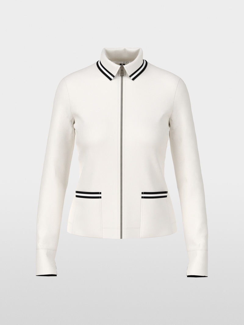 Light jacket in cotton rib