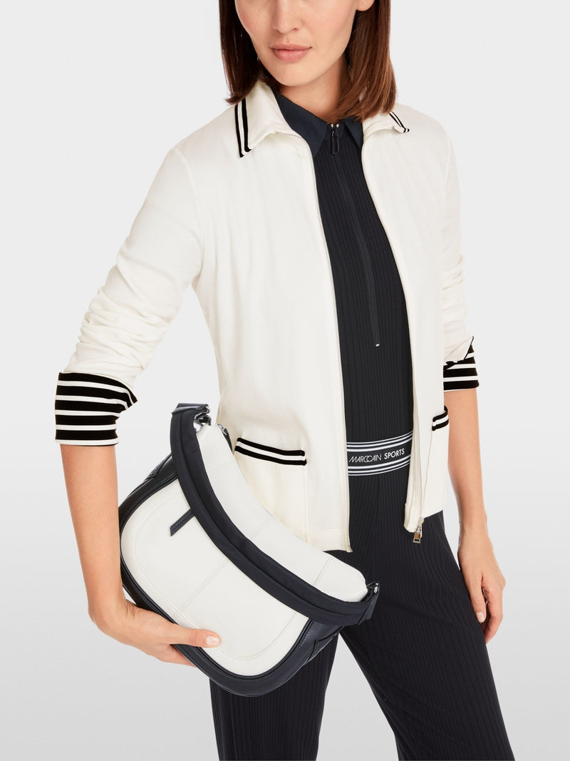 Light jacket in cotton rib