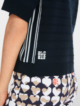 Short-sleeved sweater "Rethink Together"