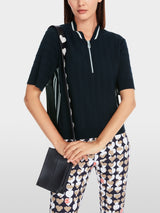 Short-sleeved sweater "Rethink Together"