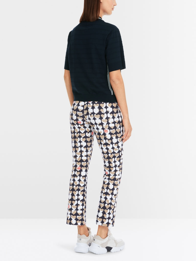 Short-sleeved sweater "Rethink Together"