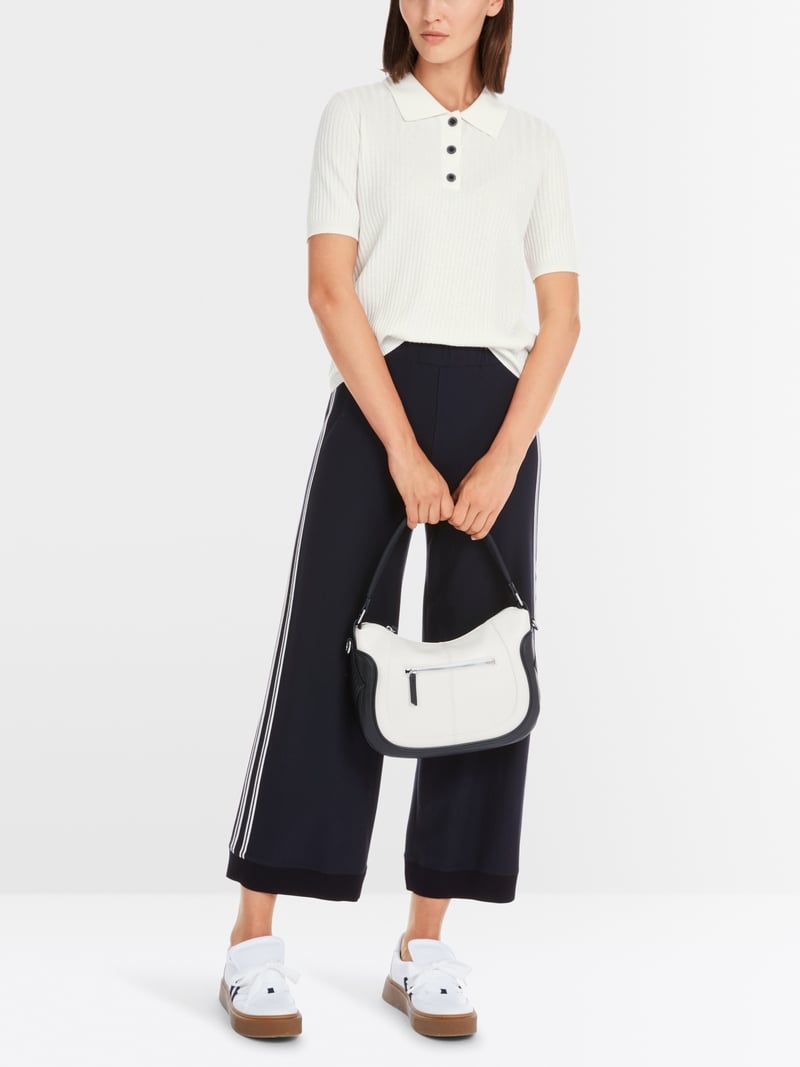 Polo shirt in wool – "Rethink Together"