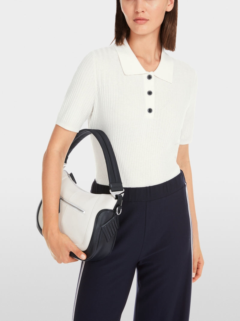 Polo shirt in wool – "Rethink Together"