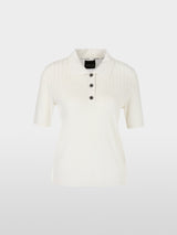 Polo shirt in wool – "Rethink Together"