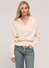 Cota Hooded Sweater - Sea Salt