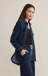 All Day Knit Denim Jacket - Indigo