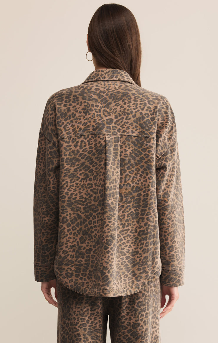 All Day Knit Leopard Jacket