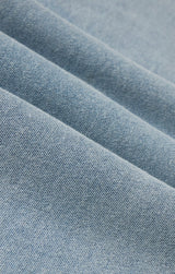 Heritage Knit Denim Jacket - Ocean Air Indigo