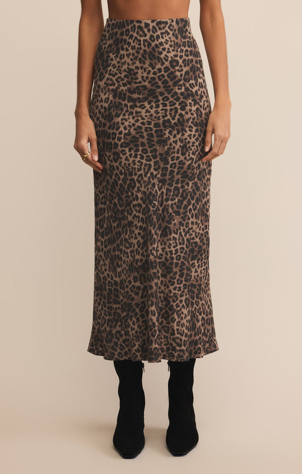 Izabel Leopard Skirt