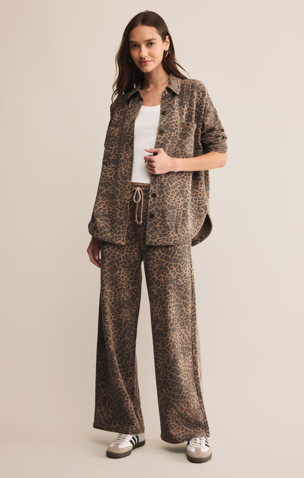 Hunter Knit Leopard Pant