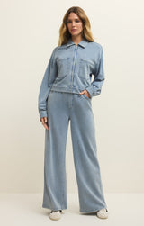 Entourage Knit Denim Pant - Ocean Air Indigo
