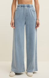Entourage Knit Denim Pant - Ocean Air Indigo