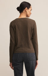 Modern Slub Long Sleeve Top
