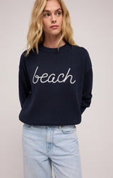 Beach Boyfriend Sweater - Eclipse