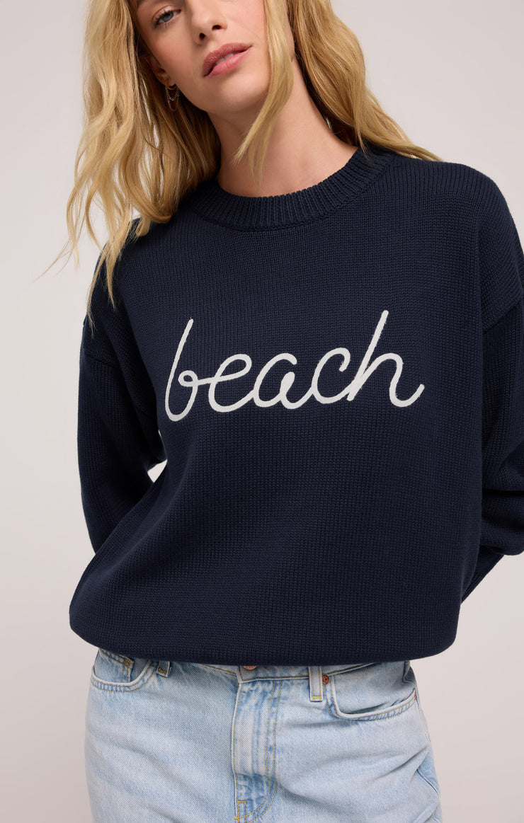 Beach Boyfriend Sweater - Eclipse