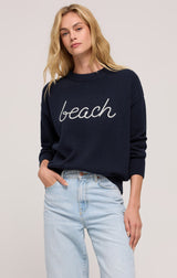 Beach Boyfriend Sweater - Eclipse