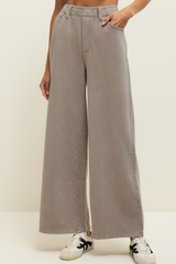 Entourage Knit Denim Pant - Oyster