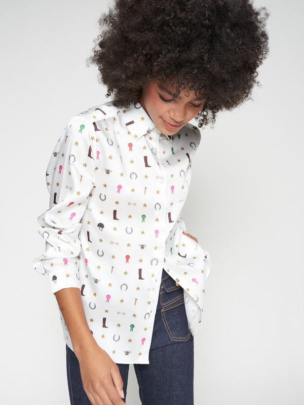 Equestrian Print Shirt