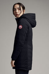 CAMP HOODED DOWN JACKET MATTE FINISH - NAVY